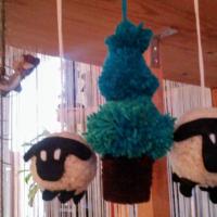 Moutons et sapin 1
