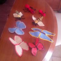 Papillons abeilles fourmis